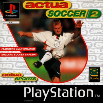 Actua Soccer 2 (EU) box cover front